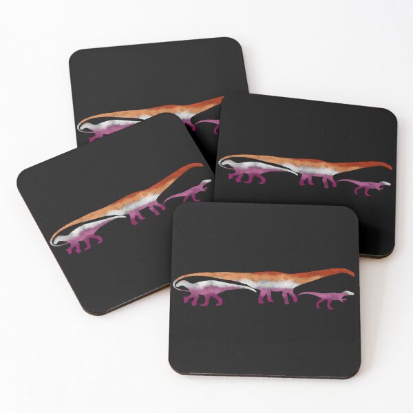 Item preview, Lesbian Pride Dinosaurs designed and sold by Mina-Richards.