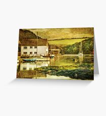 The Helford river at Gweek Greeting Card
