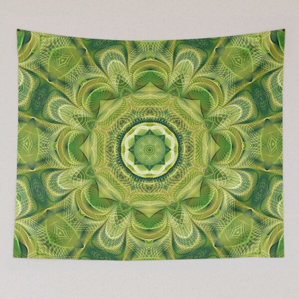 Item preview, Flower Of Life Mandala (Greenery) designed and sold by Mandala Of Life.