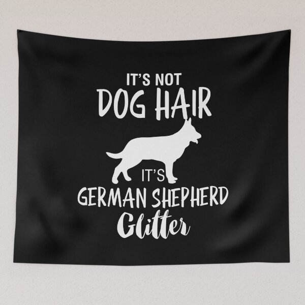Item preview, Funny German Shepherd Humor Dog Hair Joke Trendy Dog Parents Gift designed and sold by PremiumDesignz.