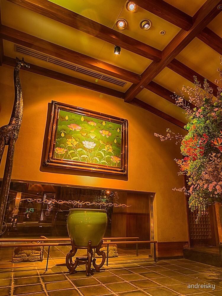 Ryokan Hakone Ginyu, hall by andreisky