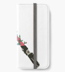Star Wars Lichtschwert mit Blumen iPhone Flip-Case/Hülle/Klebefolie