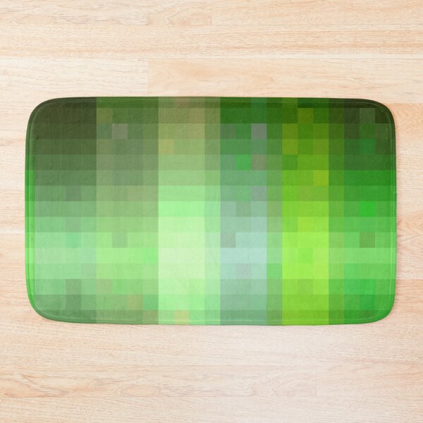 Item preview, Pixelated Green Stripes  designed and sold by Roanemermaid.
