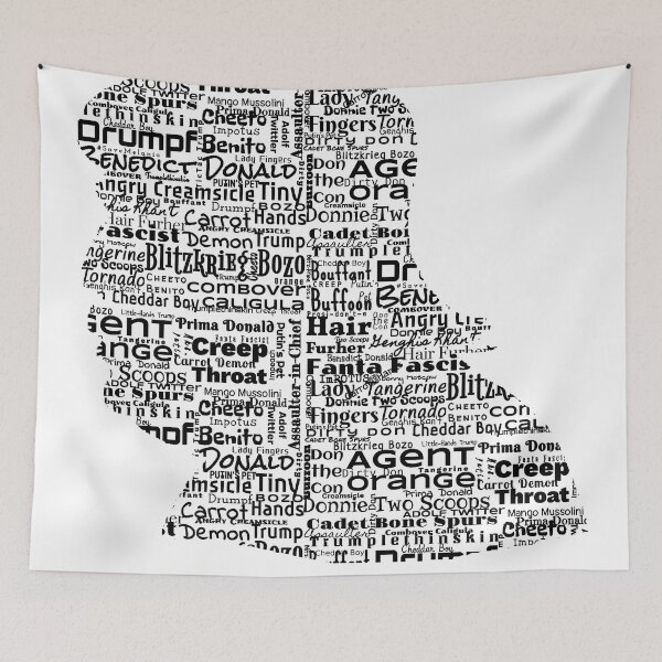 Item preview, Donald Trump Nickname Word Cloud  designed and sold by NellexDesign.