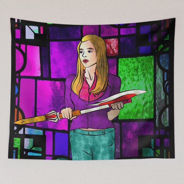 Item preview, Stained Glass Buffy designed and sold by TheLunaMoth.