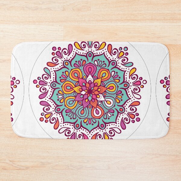 Item preview, Mandala Rangoli floral pattern  designed and sold by edleon.