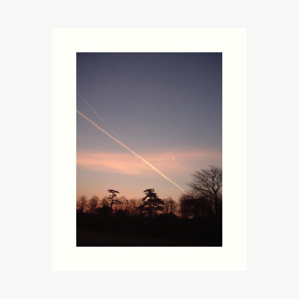 Aperçu de l'œuvre Early morning vapor trail créée et vendue par rualexa.