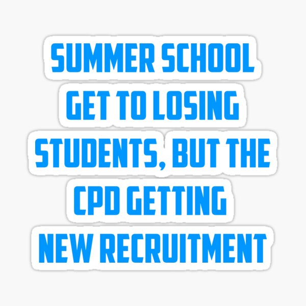 Summer friends cpd school Sticker