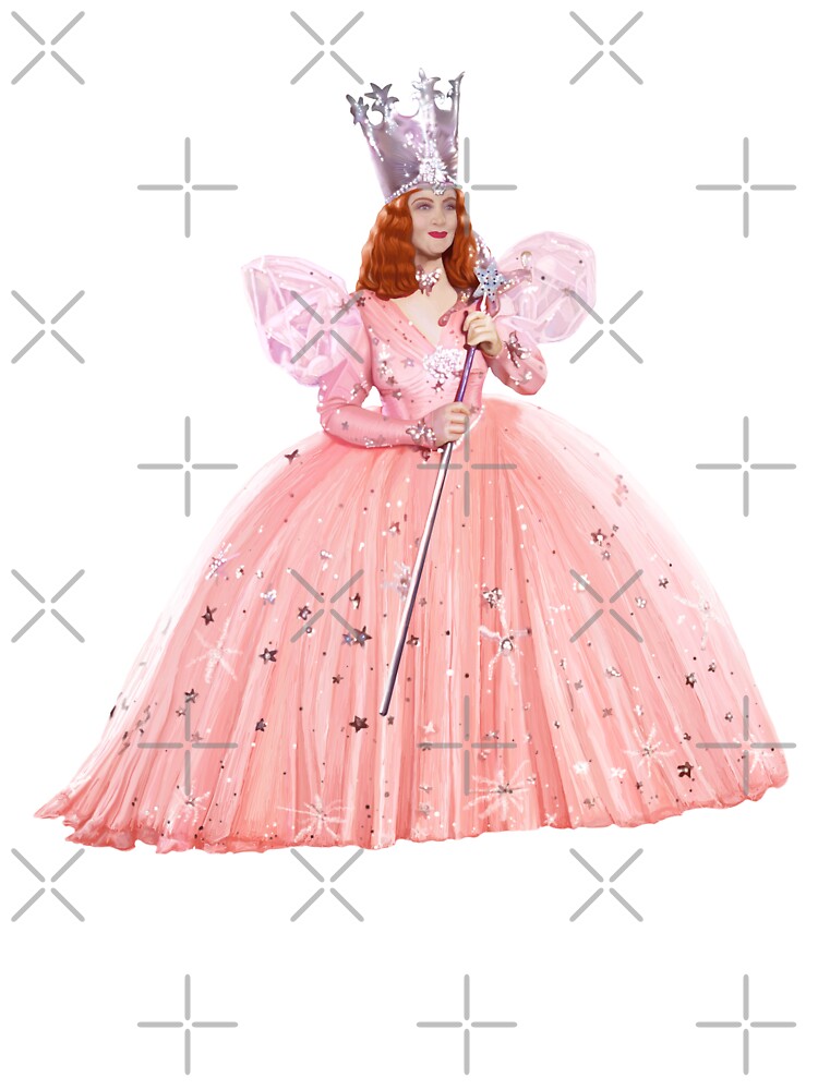 Glinda The Good Witch The Wizard Of Oz Realistic Digital Painting Full Body Portrait No Background Kids T Shirt By Nicoletteabides Redbubble
