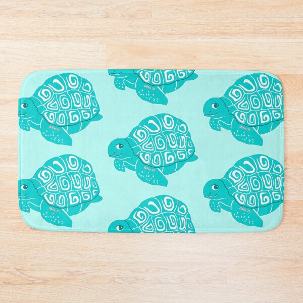 Item preview, Teal Sea Turtles Blue & Aqua Pattern designed and sold by Abigail Davidson.