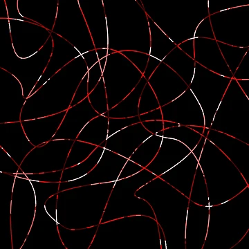 Artwork thumbnail, Abstract Threads, Red Dapple by StephOBrien