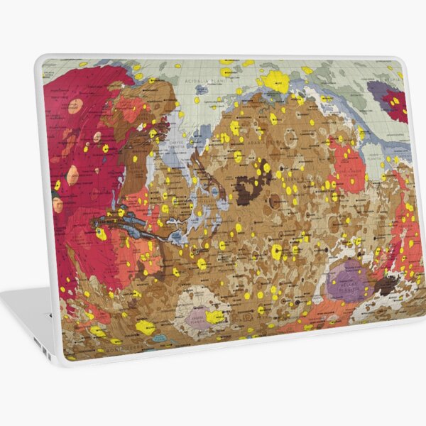 Geology of Mars Laptop Skin