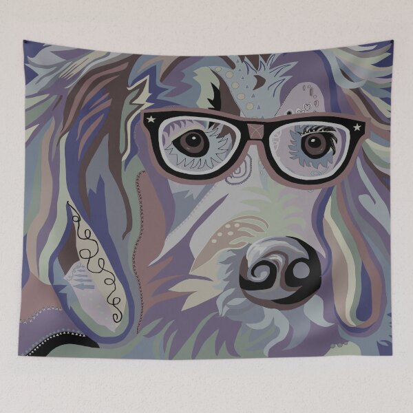 Item preview, Smart Retriever Denim Colors designed and sold by EloiseArt.