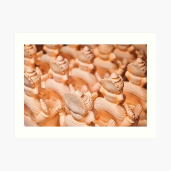 Moods of Lord Ganesh & the making of idols #5 Art Print
