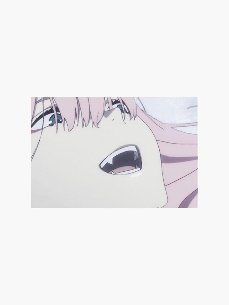 zero two sticker by lberkson1 redbubble