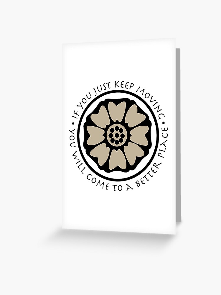 White Lotus Tile Avatar Greeting Card By Glameour Redbubble