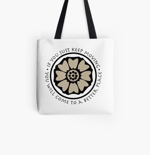 White Lotus Tile - Avatar All Over Print Tote Bag