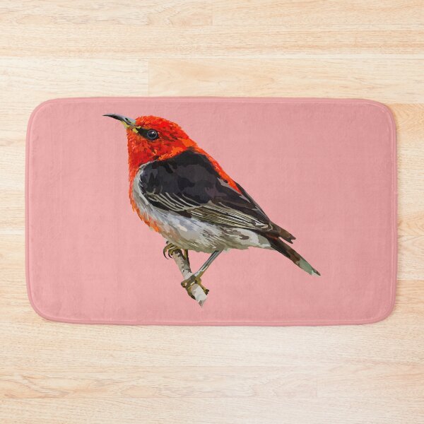 Item preview, Scarlet Honeyeater Geometric Art Low Poly designed and sold by Wendy Steinberg Artist.