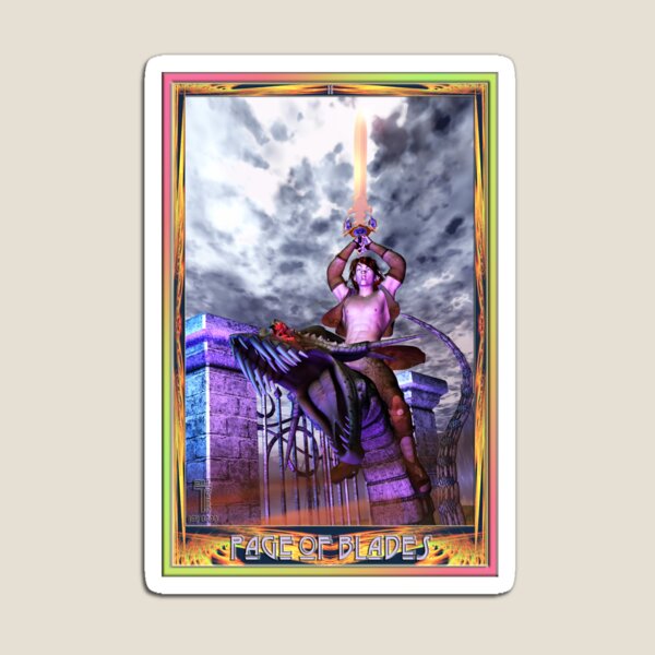 Item preview, Page of Blades – From the Akashic Tarot designed and sold by BillMTracer.
