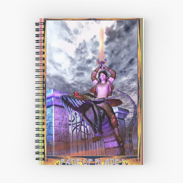 Item preview, Page of Blades – From the Akashic Tarot designed and sold by BillMTracer.