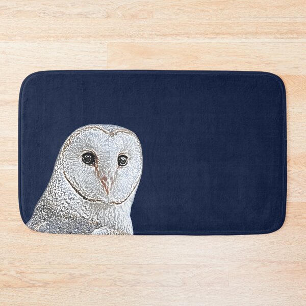 Item preview, Barn Owl face digital drawing 2 designed and sold by quentinjlang.