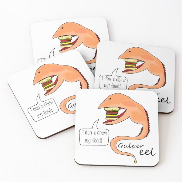Item preview, Gulper eel doesn't chew his food designed and sold by Wendy Steinberg Artist.
