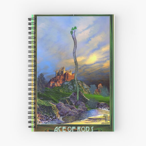 Item preview, Ace of Rods  – From the Akashic Tarot designed and sold by BillMTracer.