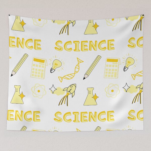 Item preview, Light Yellow Science School Subject Sticker Pack designed and sold by The-Goods.