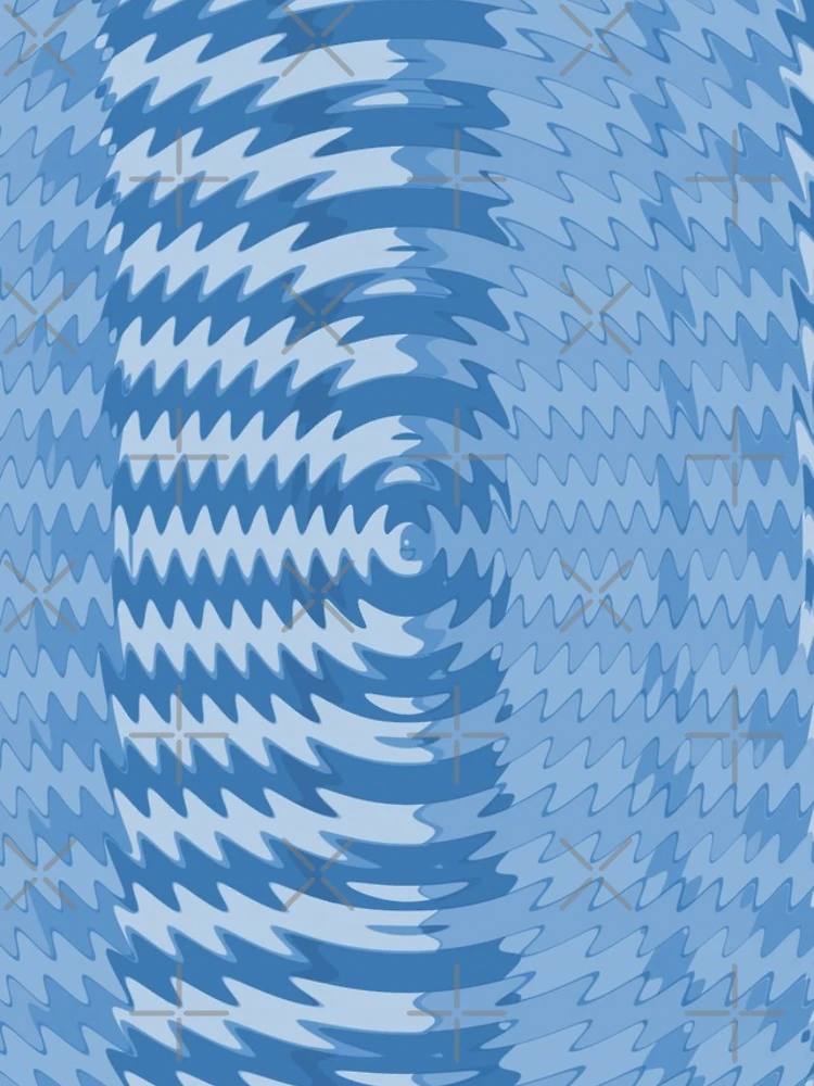 Thumbnail 5 of 5, iPhone Case, Mod Wavy Blue designed and sold by Ann Kronick.