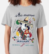 Spuds Mackenzie Fiesta (80's Throwback) Slim Fit T-Shirt