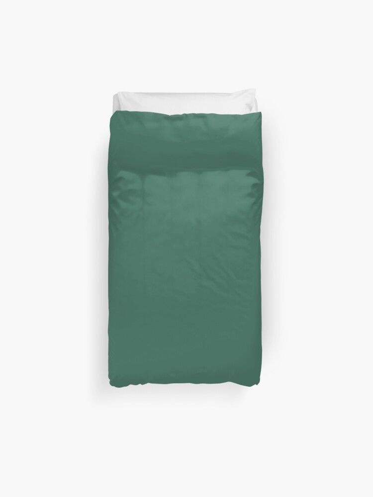 Solid Medium Sea Green Color Duvet Cover By Cheapest Redbubble