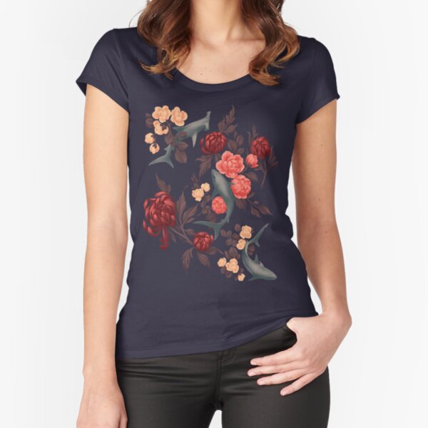 Item preview, Botanical Shark (Red and Blue) designed and sold by fioski.
