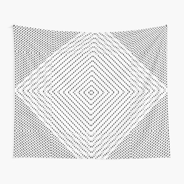 Op art - art movement, short for optical art, is a style of visual art that uses optical illusions Tapestry
