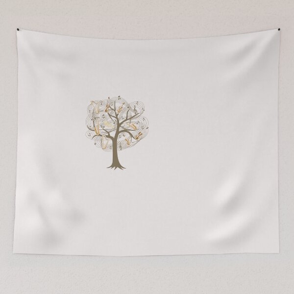 Item preview, Tree, music, musical instruments, musical note designed and sold by DerSenat.