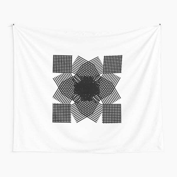 #OpArt #OpticalArt #Pattern #design abstract art illusion repeat repetition fashion Tapestry