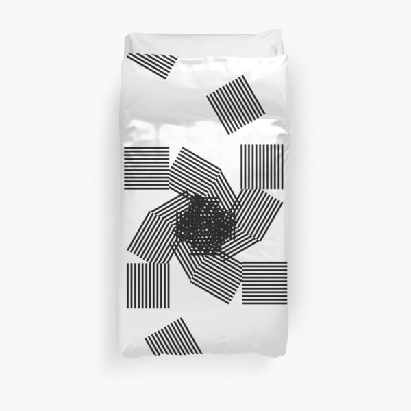 #OpArt #OpticalArt #Pattern #design abstract art illusion repeat repetition fashion Duvet Cover