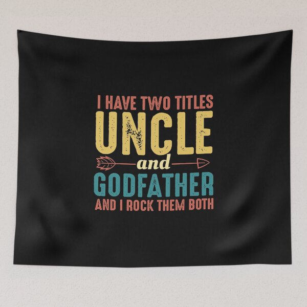 Item preview, I have two tiles uncle and godfather and rock them both vintage arrow  designed and sold by alenaz.