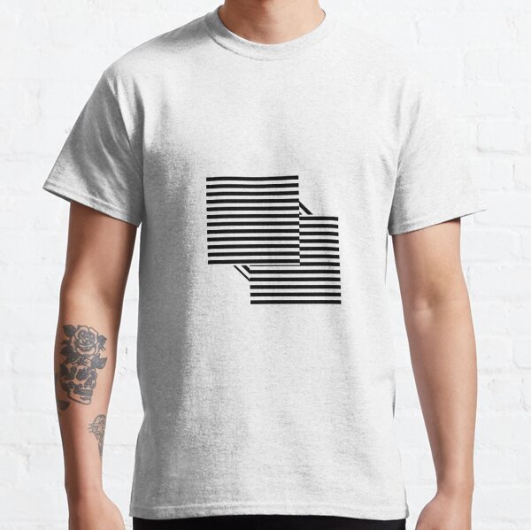 #OpArt #OpticalArt #Pattern #design abstract art illusion repeat repetition fashion Classic T-Shirt