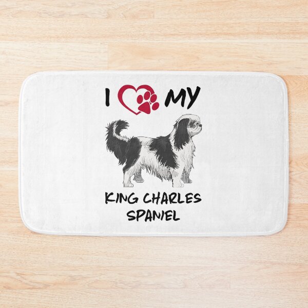 Item preview, I Heart My King Charles Spaniel designed and sold by PurefireDesigns.