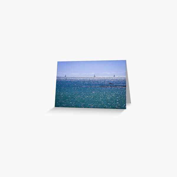 I Saw Three Ships Greeting Card