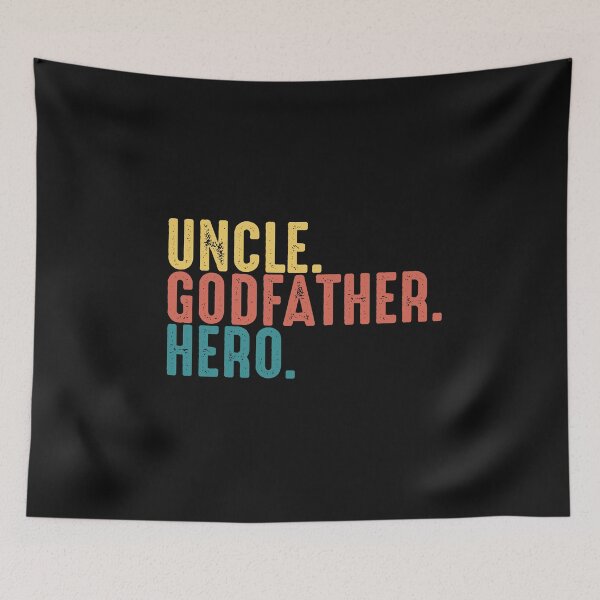 Item preview, Uncle Godfather Hero Great Uncle Birthday Funny Gifts Vintage  designed and sold by alenaz.