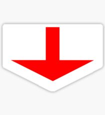 Red time force geek funny nerd Sticker