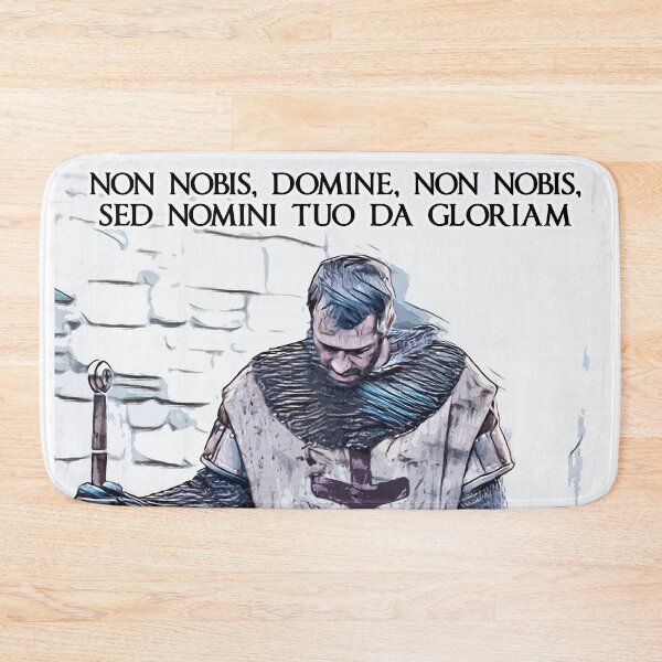 Item preview, Knights Templar motto / The crusader / abstract captivating portrait designed and sold by Naumovski.