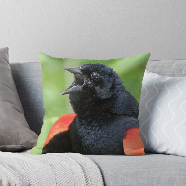 Item preview, Red-Winged Black Bird Singing designed and sold by WorldDesign.