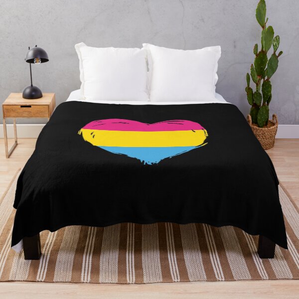 Item preview, Huge Pansexual Heart Flag LGBT Gay Pride Gift designed and sold by alenaz.