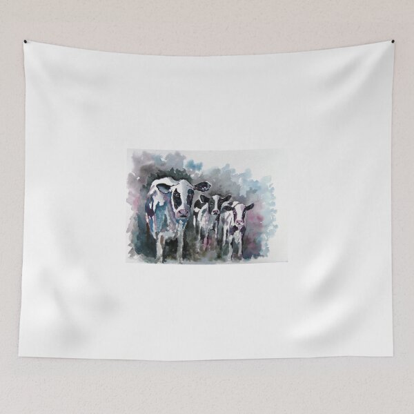 Item preview, “Always Nosey, Ever Cautious!” - Cow & Calves designed and sold by timsmith.