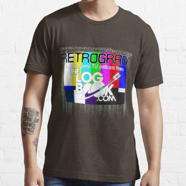 Retrogram Color Bars & Logo Essential T-Shirt