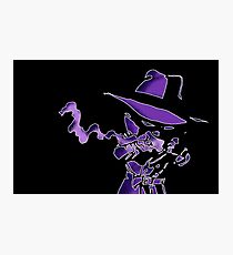 Purple Tracer Bullet Photographic Print