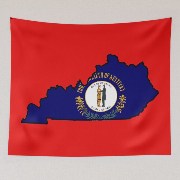 Item preview, U.S. STATE FLAGS/OUTLINES - KENTUCKY designed and sold by WOOFANG.