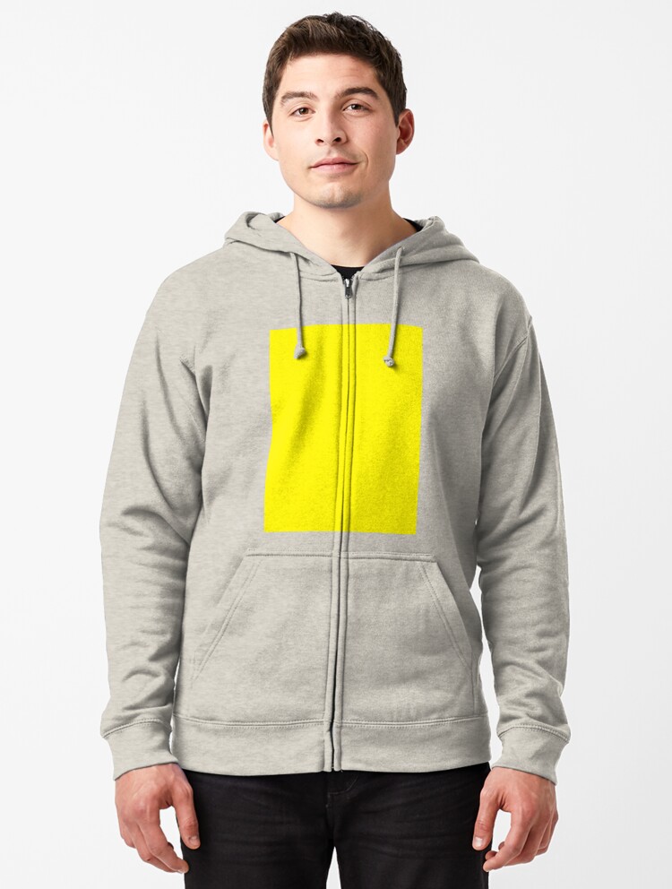 canary yellow hoodie